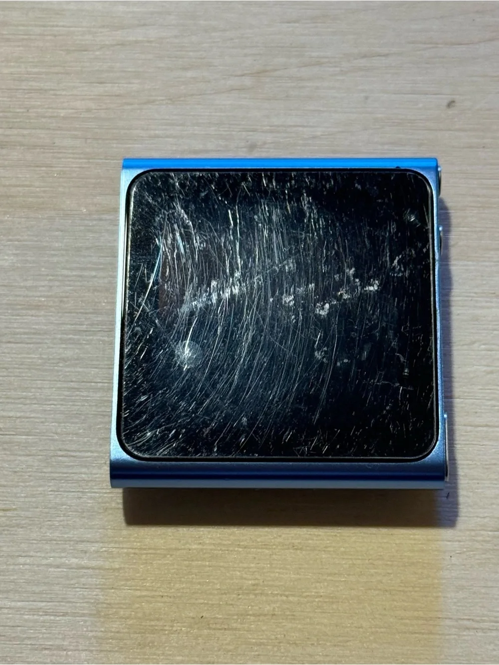 iPod Nano 6thGen 8GB Blue Model:A1366 Tested Good Batt w/Char-722Songs Read Blw!